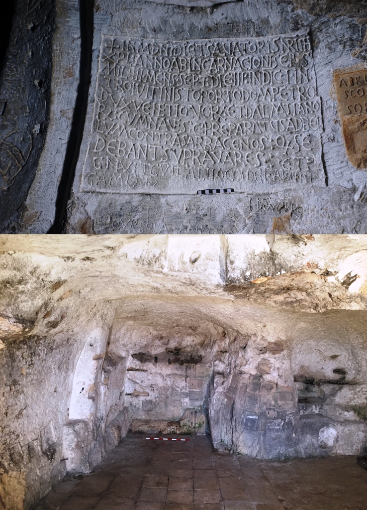 Vieste   Grotta Venere Sosandra e iscrizione Orseolo